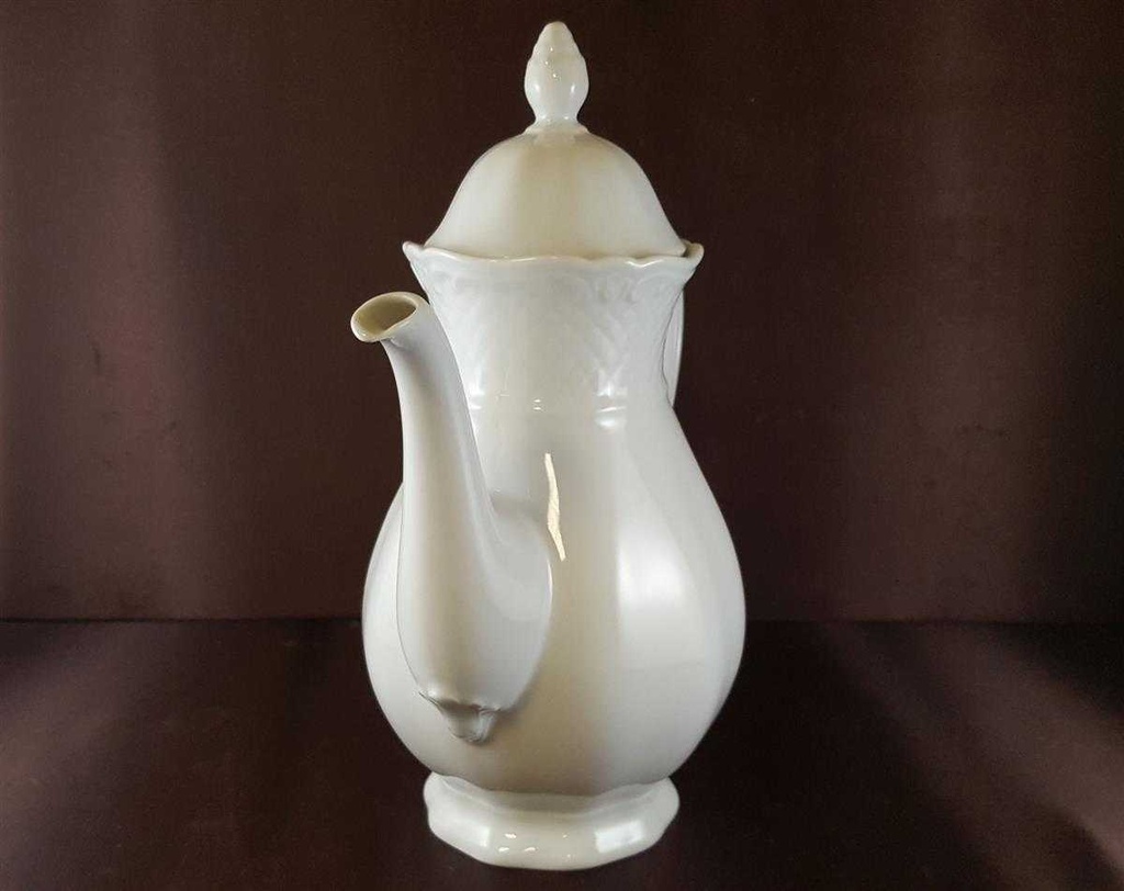 [45812211] Kaffeekanne 1,4 L Eschenbach La Reine Form 800 Weiß gebraucht - sehr gut Bild 3