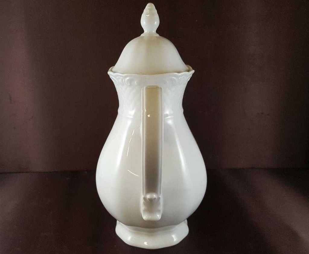 [45812211] Kaffeekanne 1,4 L Eschenbach La Reine Form 800 Weiß gebraucht - sehr gut Bild 4