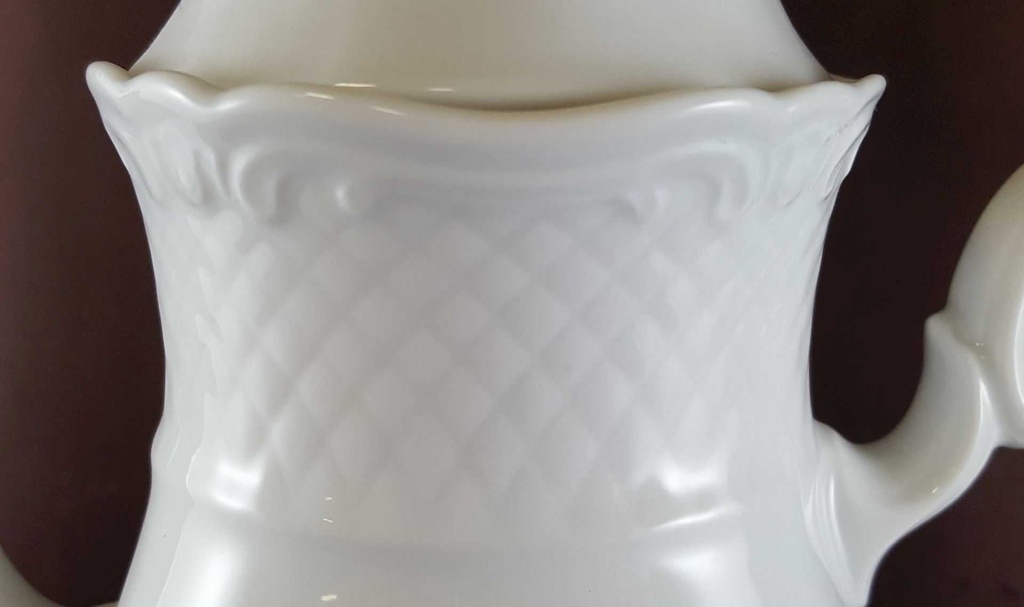 [45812211] Kaffeekanne 1,4 L Eschenbach La Reine Form 800 Weiß gebraucht - sehr gut Bild 5