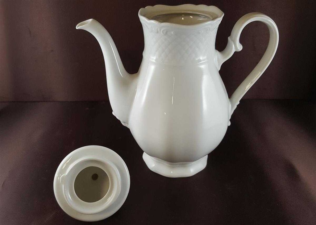 [45812211] Kaffeekanne 1,4 L Eschenbach La Reine Form 800 Weiß gebraucht - sehr gut Bild 7
