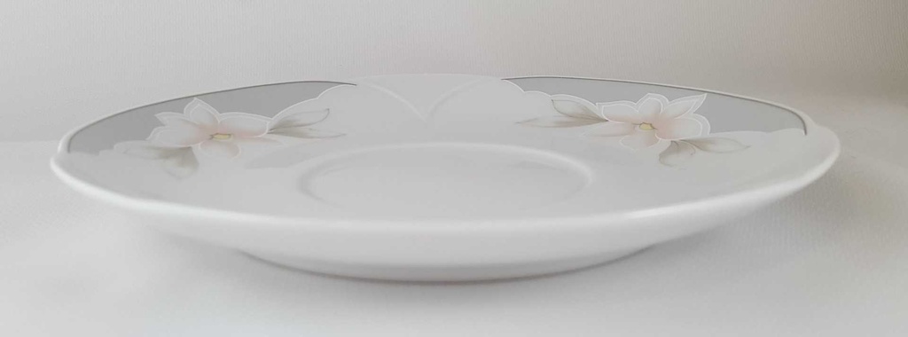 [2118924] Untertasse für Suppe 17,5 cm Winterling Kirchenlamitz Sissi Rosa Blüten gebraucht - neuwertig Bild 3