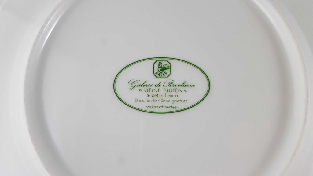 [45812217] Kuchenteller Dessertteller Frühstücksteller 21,2 cm Villeroy & Boch Gallo Kleine Blüten petite fleur gebraucht - neuwertig Bild 3