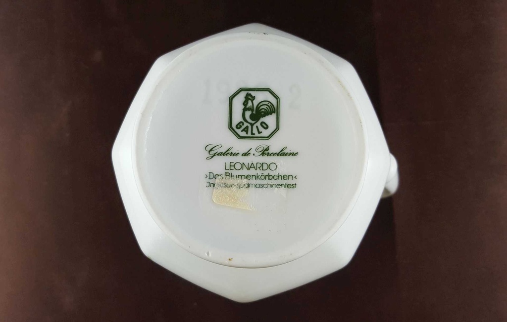 [45812223] Milchkännchen Villeroy & Boch Gallo Leonardo Das Blumenkörbchen gebraucht - neuwertig Bild 5
