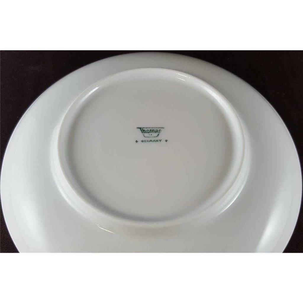 [2118928] Untertasse für Kaffee 15 cm Thomas Porzellan Weiß blau gebraucht - neuwertig Bild 5