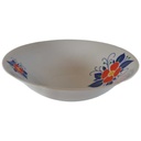 [45812249] Schüssel Servierschüssel 23,8 cm Winterling Marktleuthen Blumenmotiv bunt gebraucht - sehr gut Bild 2