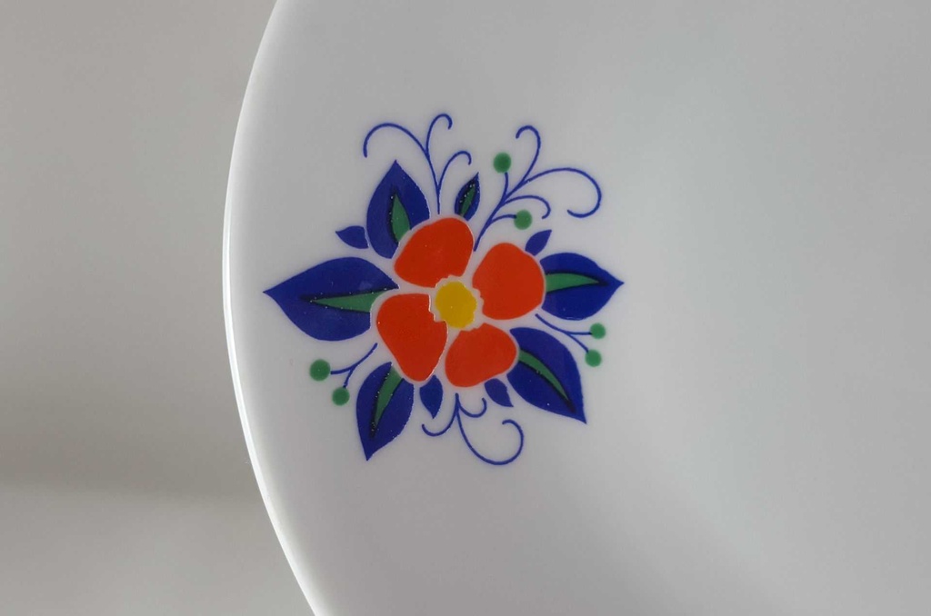 [45812250] Servierplatte Speiseplatte Fleischplatte Steakplatte Winterling Marktleuthen Blumenmotiv bunt gebraucht - gut Bild 3