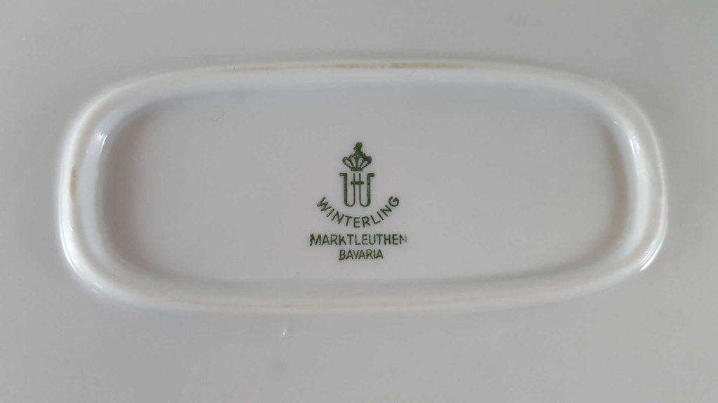 [45812250] Servierplatte Speiseplatte Fleischplatte Steakplatte Winterling Marktleuthen Blumenmotiv bunt gebraucht - gut Bild 6