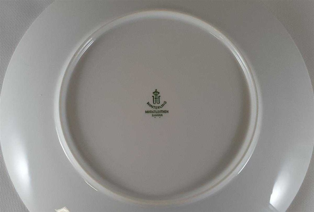[45812252] Speiseteller Essteller 24,3 cm Winterling Marktleuthen Blumenmotiv bunt gebraucht - sehr gut Bild 3
