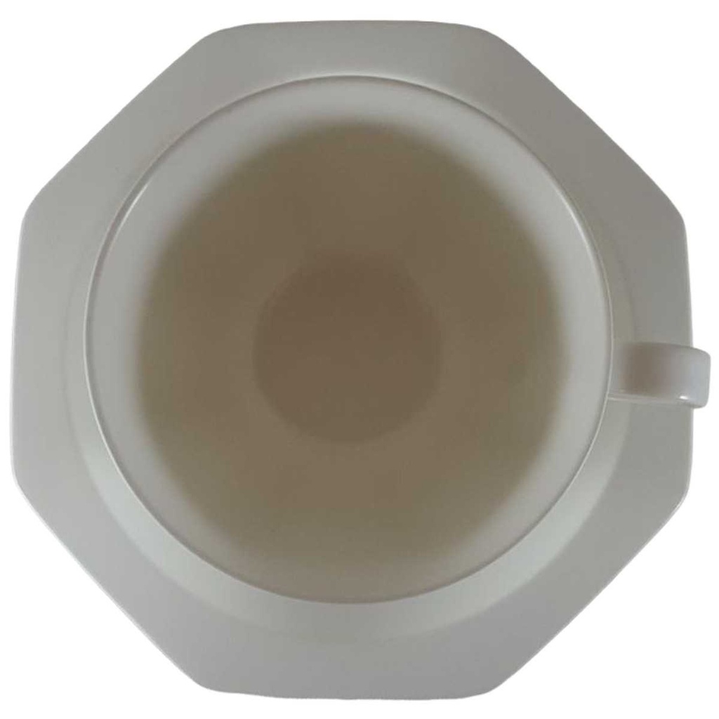 [45812254] Teetasse mit Untertasse Tasse Villeroy & Boch Heinrich Astoria weiss gebraucht - gut Bild 2