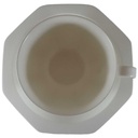 [45812254] Teetasse mit Untertasse Tasse Villeroy & Boch Heinrich Astoria weiss gebraucht - gut Bild 2