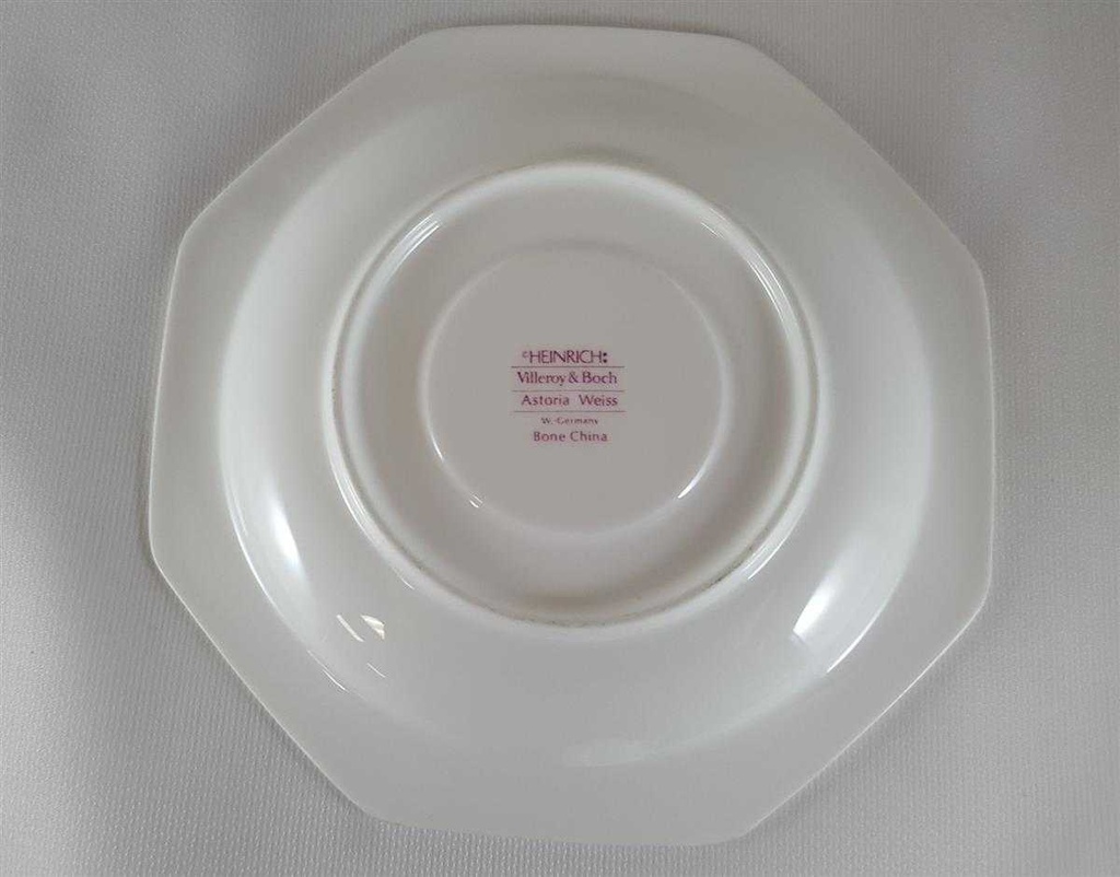[45812254] Teetasse mit Untertasse Tasse Villeroy & Boch Heinrich Astoria weiss gebraucht - gut Bild 7