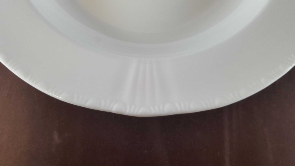 [45812257] Suppenteller 23,8 cm Formano Windsor Weiß gebraucht - neuwertig Bild 3