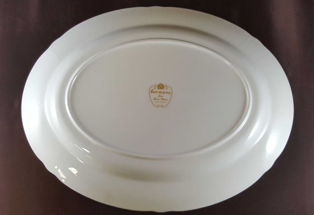 [45812262] Servierplatte Speiseplatte Fleischplatte Steakplatte 33,5x26,7 cm Formano Windsor Weiß gebraucht - neuwertig Bild 4