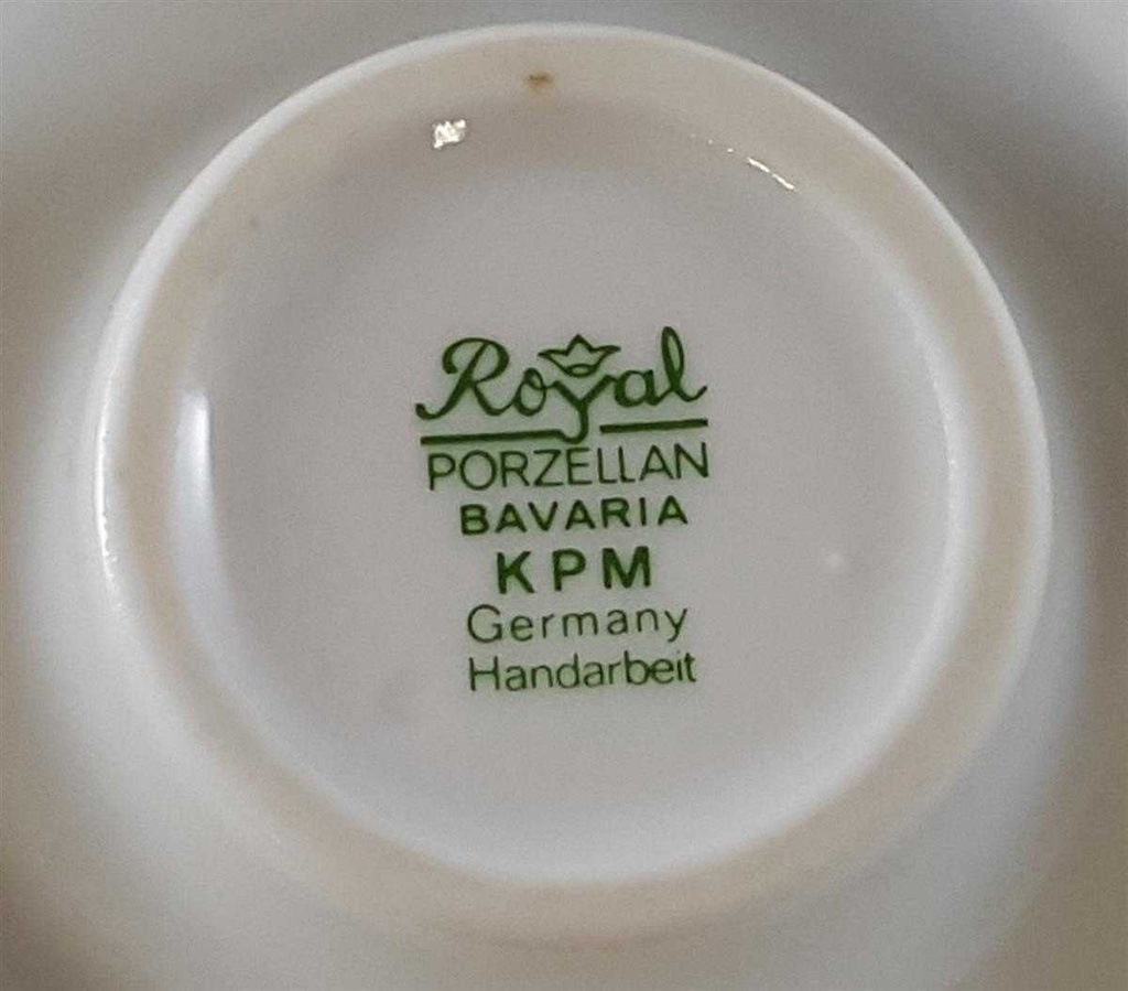 [45812542] Stövchen Royal KPM Bavaria Moosrose gebraucht - sehr gut Bild 5