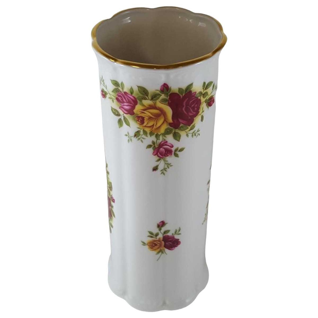 [45812543] Vase 20,3 cm Royal KPM Bavaria Moosrose gebraucht - sehr gut Bild 2