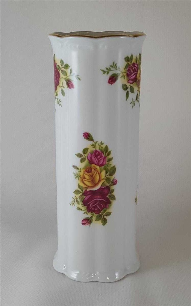 [45812543] Vase 20,3 cm Royal KPM Bavaria Moosrose gebraucht - sehr gut Bild 3