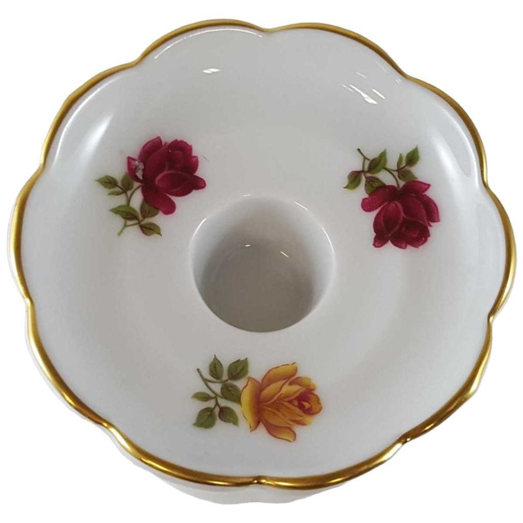 [45812544] Kerzenhalter Royal KPM Bavaria Moosrose gebraucht - sehr gut Bild 2