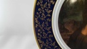 [45812548] Wandteller Goldrand Royal Bavaria Echt Cobalt mit gebraucht - sehr gut Bild 3