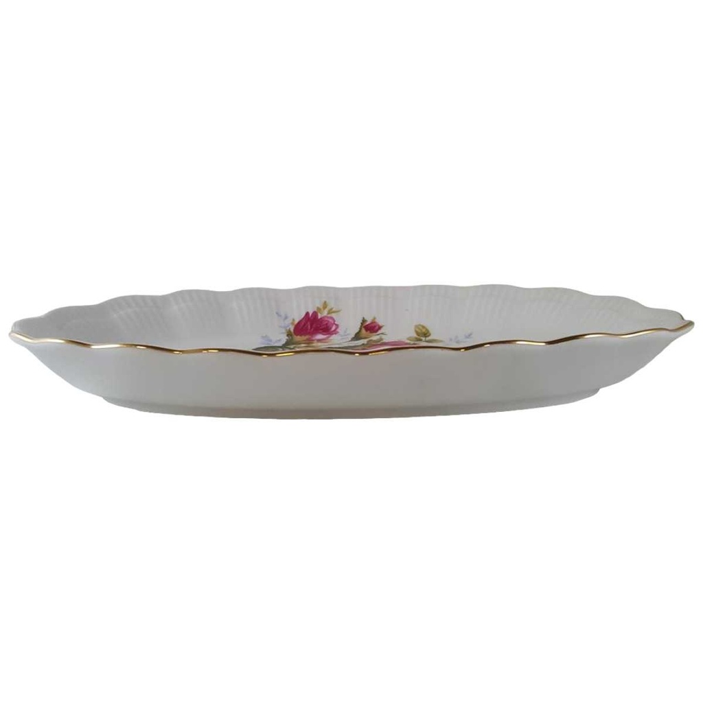[45812551] Schale Goldrand Walbrzych Poland Relief Blumendekor Blumen gebraucht - gut Bild 2