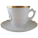 [45812556] Teetasse Tasse mit Untertasse Goldrand Seltmann Weiden Vohenstrauß Kinder Blumen gebraucht - gut Bild 2