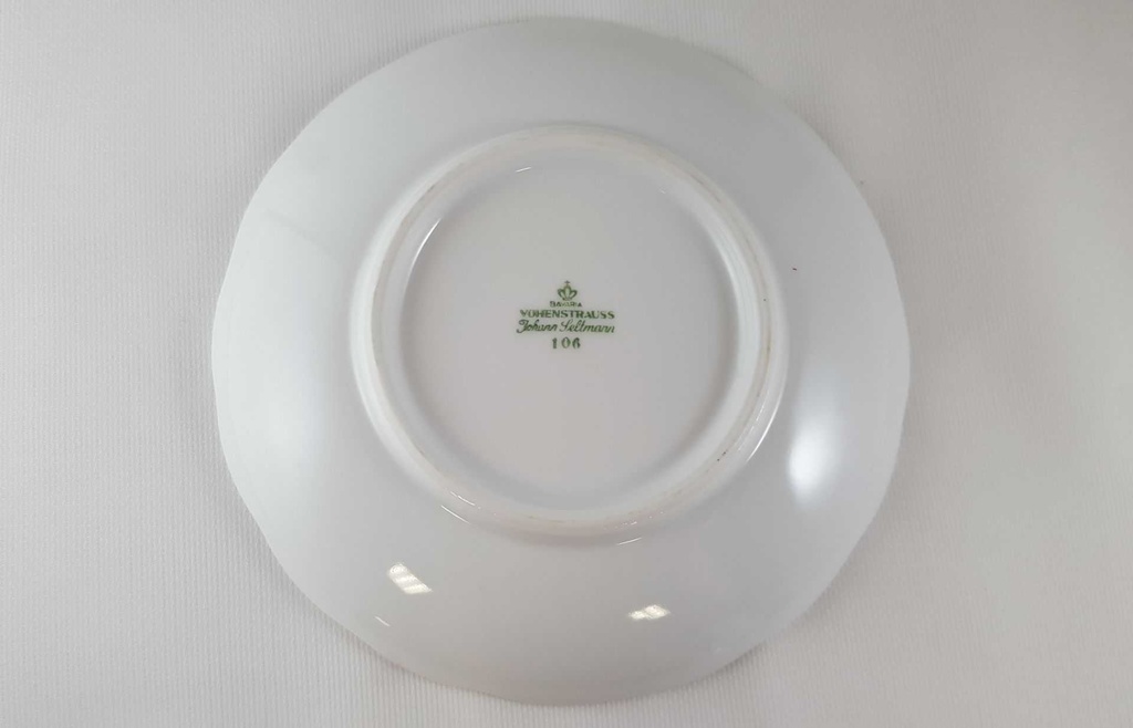 [45812556] Teetasse Tasse mit Untertasse Goldrand Seltmann Weiden Vohenstrauß Kinder Blumen gebraucht - gut Bild 7
