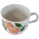[45812573] Kaffeetasse Tasse Bareuther Waldsassen Rosa Blüten gebraucht - sehr gut Bild 2