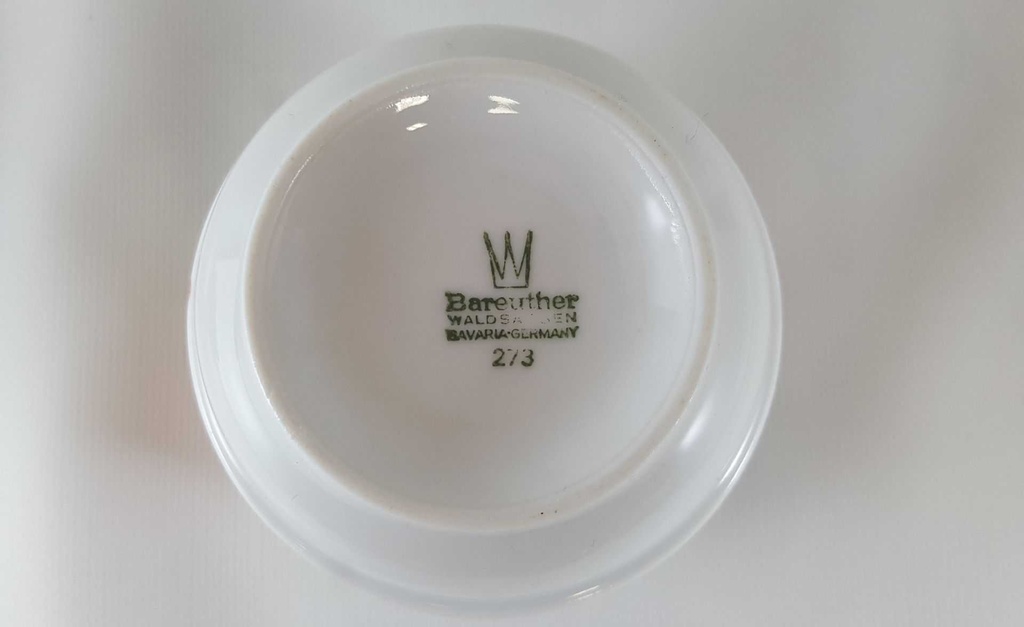 [45812575] Zuckerdose Bareuther Waldsassen Rosa Blüten gebraucht - sehr gut Bild 5