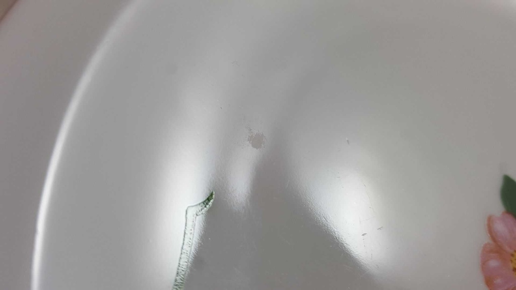 [45812577] Kuchenteller Dessertteller Frühstücksteller 20 cm Bareuther Waldsassen Rosa Blüten gebraucht - akzeptabel Bild 4
