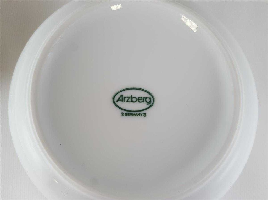 [45812585] Zuckerdose Arzberg Brasilia Goldstreifen Weiß gebraucht - sehr gut Bild 4