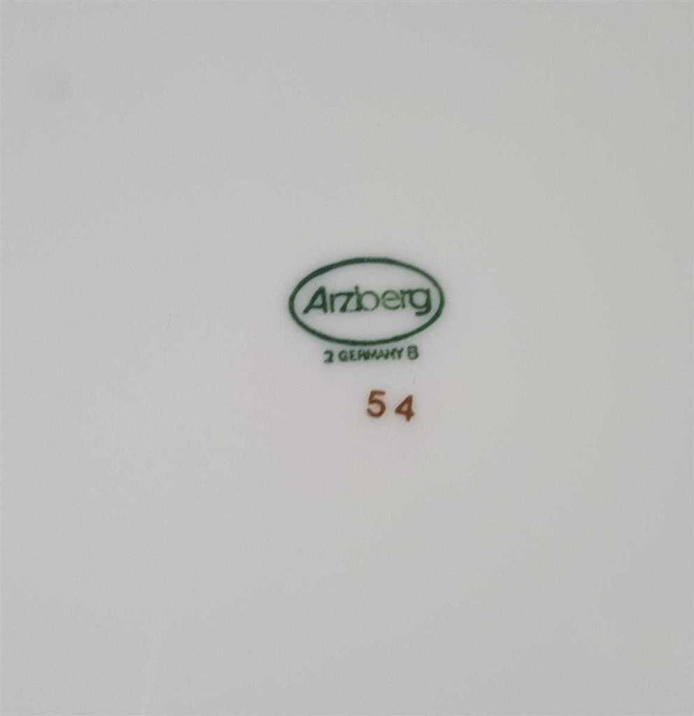 [45812587] Kuchenteller Dessertteller Frühstücksteller 19,9 cm Arzberg Brasilia Goldstreifen Weiß gebraucht - gut Bild 5