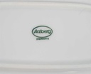 [45812588] Servierplatte Speiseplatte Fleischplatte Steakplatte 34,9x22,4 cm Arzberg Brasilia Goldstreifen Weiß gebraucht - gut Bild 3