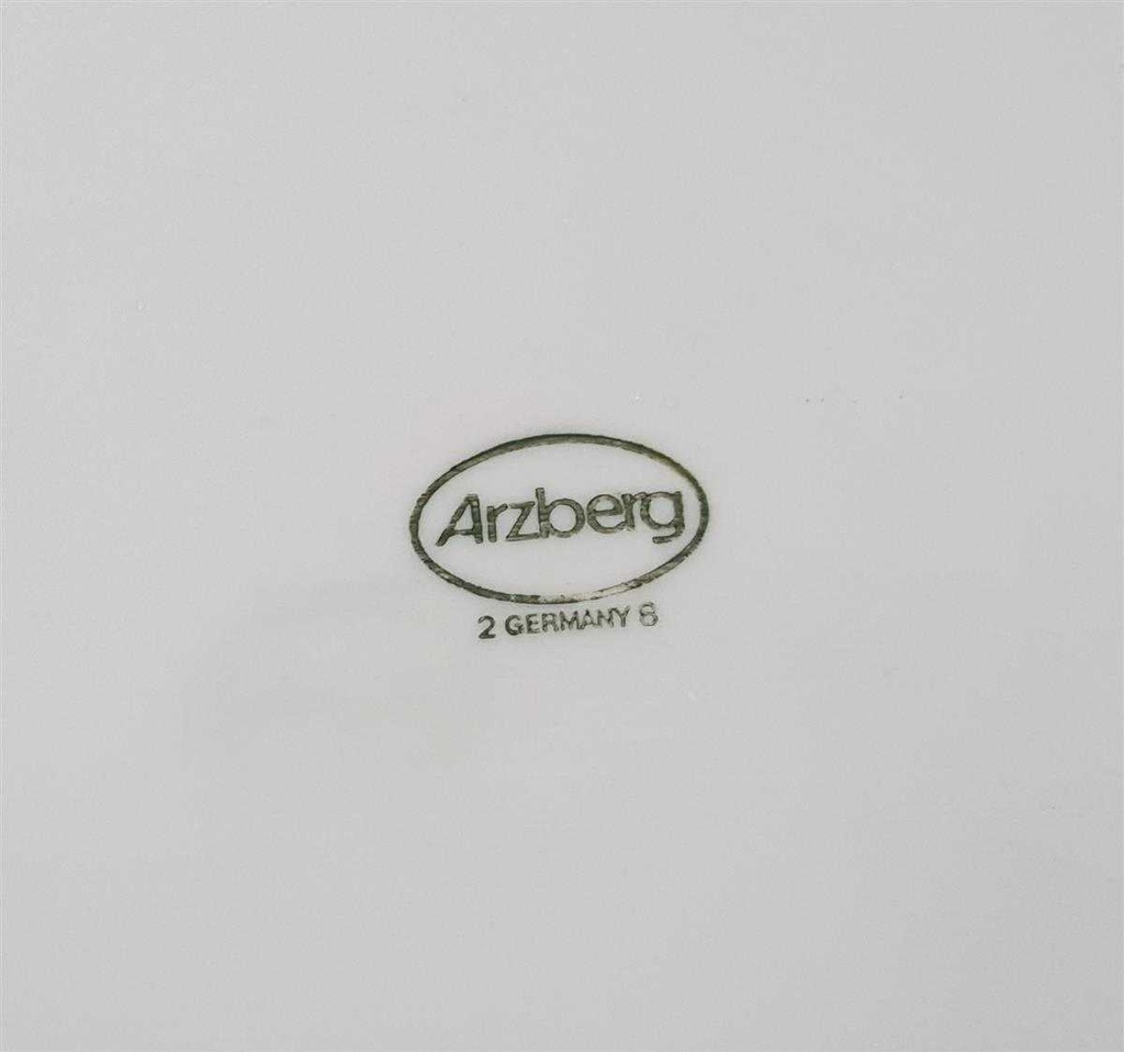 [45812589] Tablett für Milch und Zucker Arzberg Brasilia Goldstreifen gebraucht - gut Bild 4