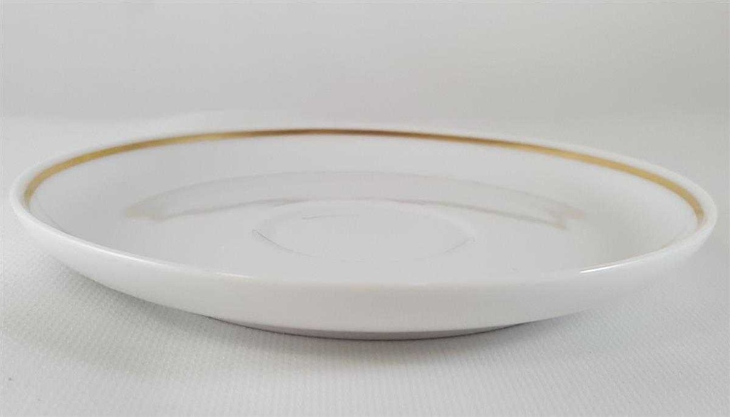 [45812591] Untertasse für Kaffee 13,7 cm Arzberg Brasilia Goldstreifen gebraucht - gut Bild 3