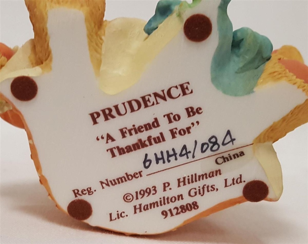 [45812604] Figur Cherished Teddies Prudence A Friend To Be Thankful For 1993 gebraucht - sehr gut Bild 5