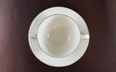 [45812605] Untertasse Teetasse mit Tasse Goldrand Schaller Rosa Blumen gebraucht - gut Bild 3