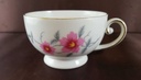[45812605] Untertasse Teetasse mit Tasse Goldrand Schaller Rosa Blumen gebraucht - gut Bild 4