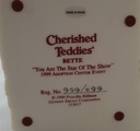 [45812614] Figur Cherished Teddies Bette You Are The Star Of Snow 1999 gebraucht - sehr gut Bild 5