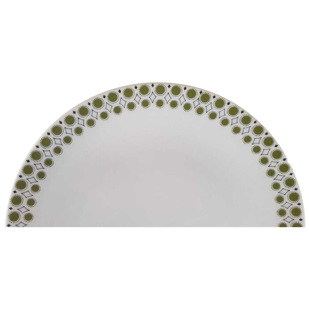 [45812632] Kuchenteller Dessertteller Frühstücksteller 19,4 cm Winterling Kirchenlamitz Grünrand gebraucht - gut Bild 2