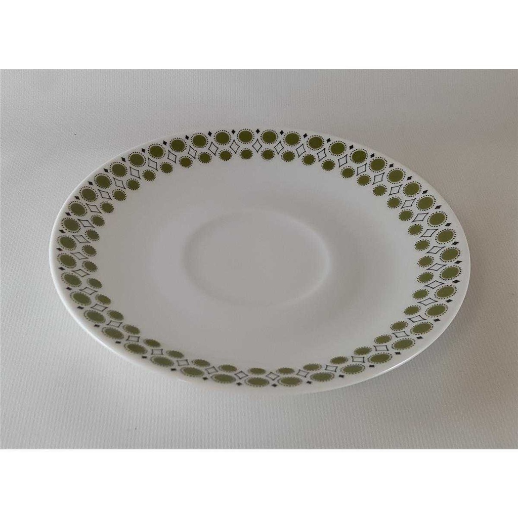 [45812633] Untertasse für Kaffee 15,1 cm Winterling Kirchenlamitz Grünrand gebraucht - gut Bild 4
