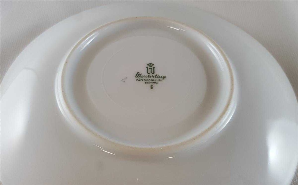 [45812633] Untertasse für Kaffee 15,1 cm Winterling Kirchenlamitz Grünrand gebraucht - gut Bild 5