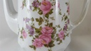 [45812640] Kaffeekanne Kanne 1 L Winterling Schwarzenbach Rosa Rosen gebraucht - gut Bild 3
