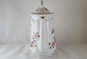 [45812640] Kaffeekanne Kanne 1 L Winterling Schwarzenbach Rosa Rosen gebraucht - gut Bild 4