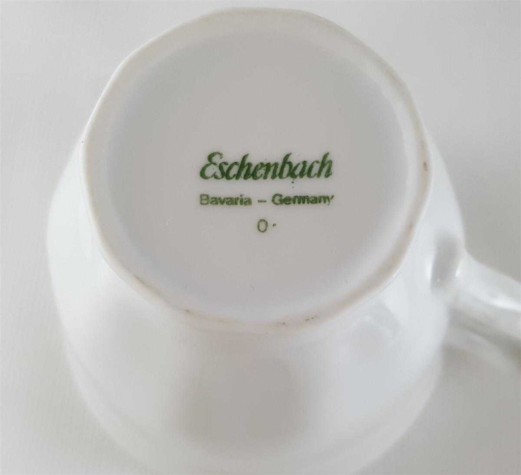 [45812646] Kaffeetasse Tasse Eschenbach La Reine Form 800 Weiß gebraucht - sehr gut Bild 6