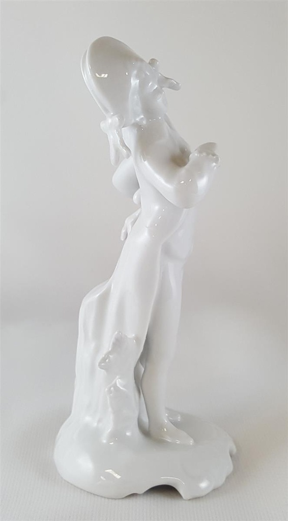 [45812652] Lindner Porzellan Figur Rosenkavalier weiß H 15 cm Bild 4