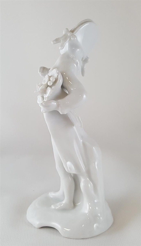 [45812652] Lindner Porzellan Figur Rosenkavalier weiß H 15 cm Bild 6