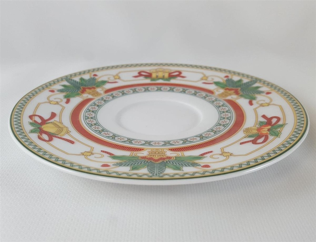 [45812659] Untertasse für Kaffee 15,1 cm Hutschenreuther Louvre Frohe Weihnachten Weihnachtsdekor neu Bild 2