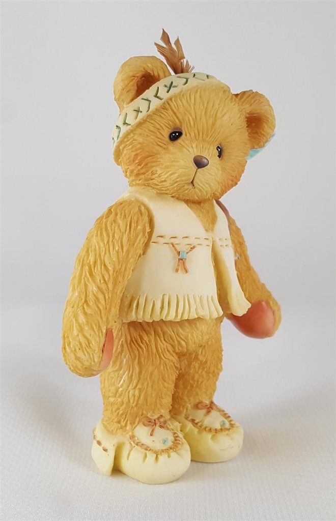 [45812664] Figuren Cherished Teddies Wyatt I´m Called Little Running Bear 1994 gebraucht - sehr gut Bild 2