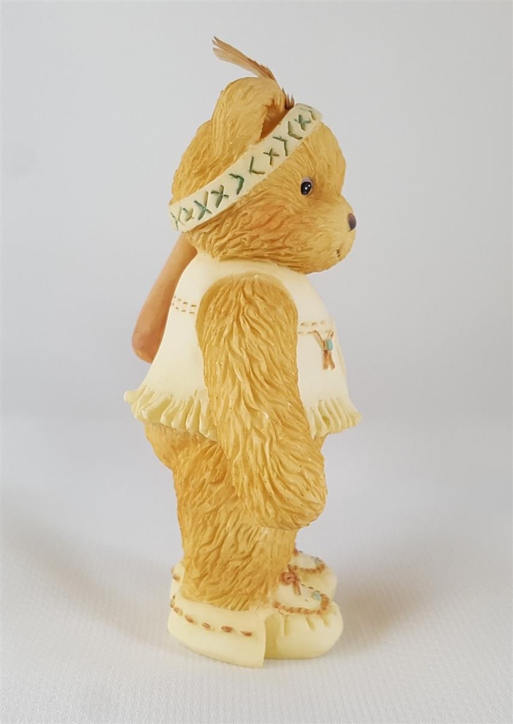 [45812664] Figuren Cherished Teddies Wyatt I´m Called Little Running Bear 1994 gebraucht - sehr gut Bild 3