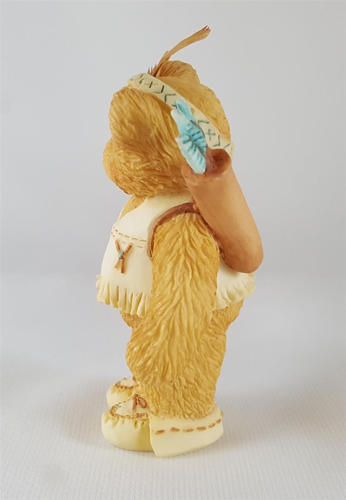[45812664] Figuren Cherished Teddies Wyatt I´m Called Little Running Bear 1994 gebraucht - sehr gut Bild 5