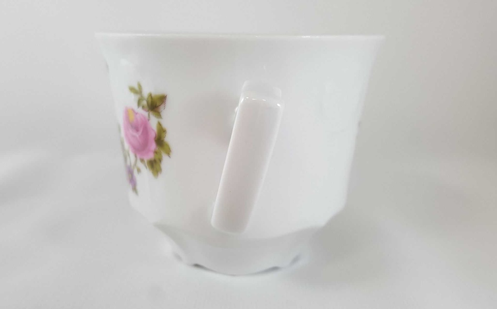 [45812665] Kaffeetasse Tasse Winterling Schwarzenbach Rosa Rosen II. Wahl Bild 4